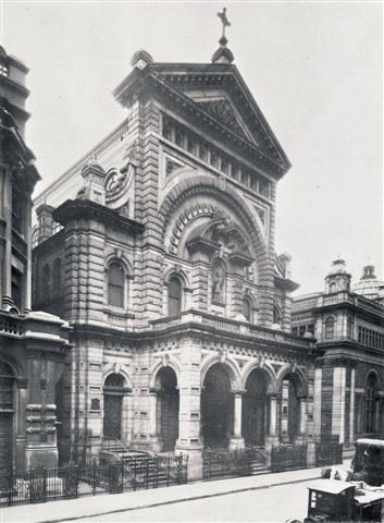 Old Image of Exterior of Church
