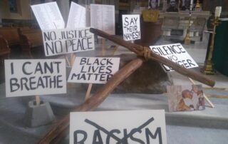 Photo of Racial Justice Signs