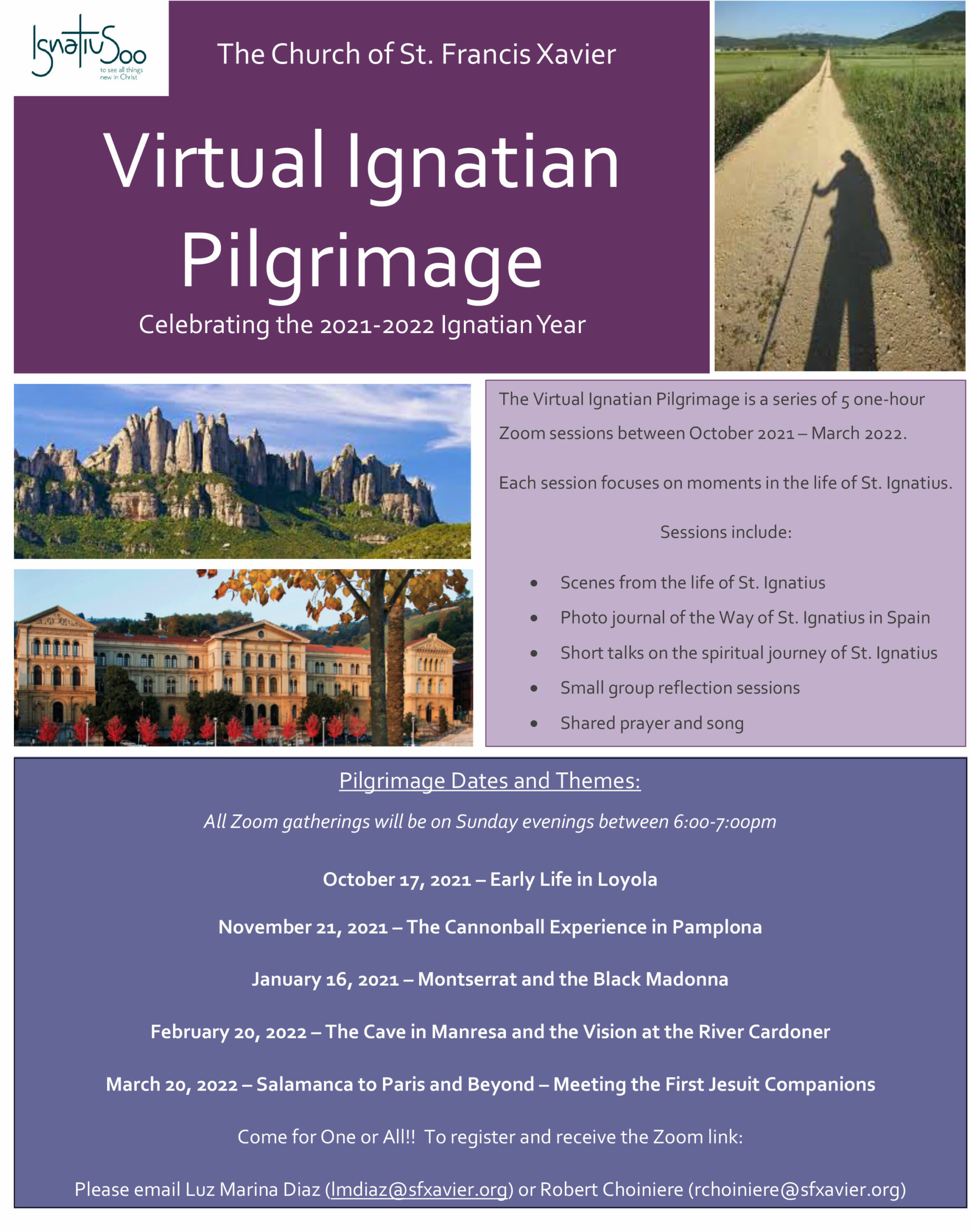 Virtual Ignatian Pilgrimage Flyer