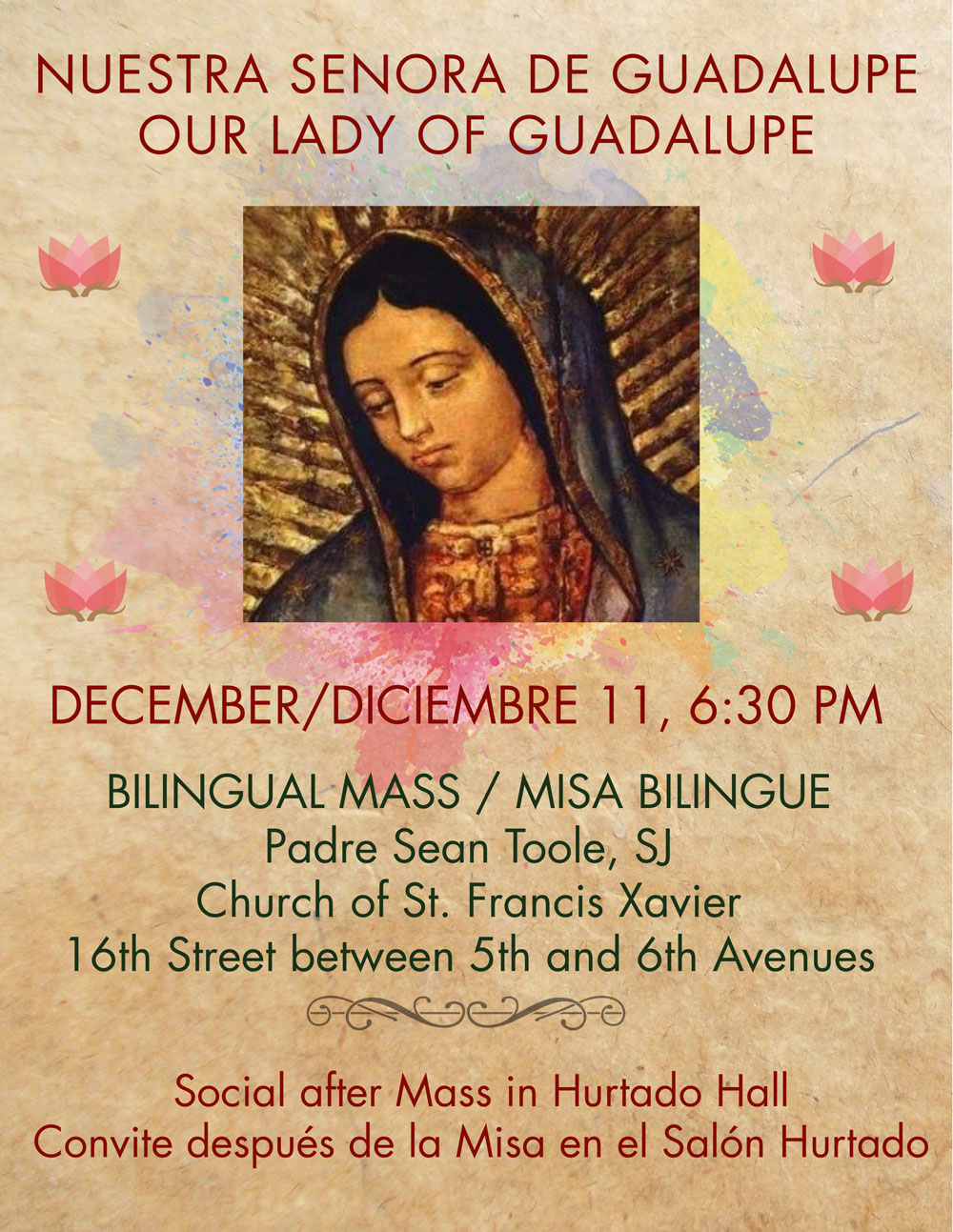 Our Lady of Guadalupe Mass