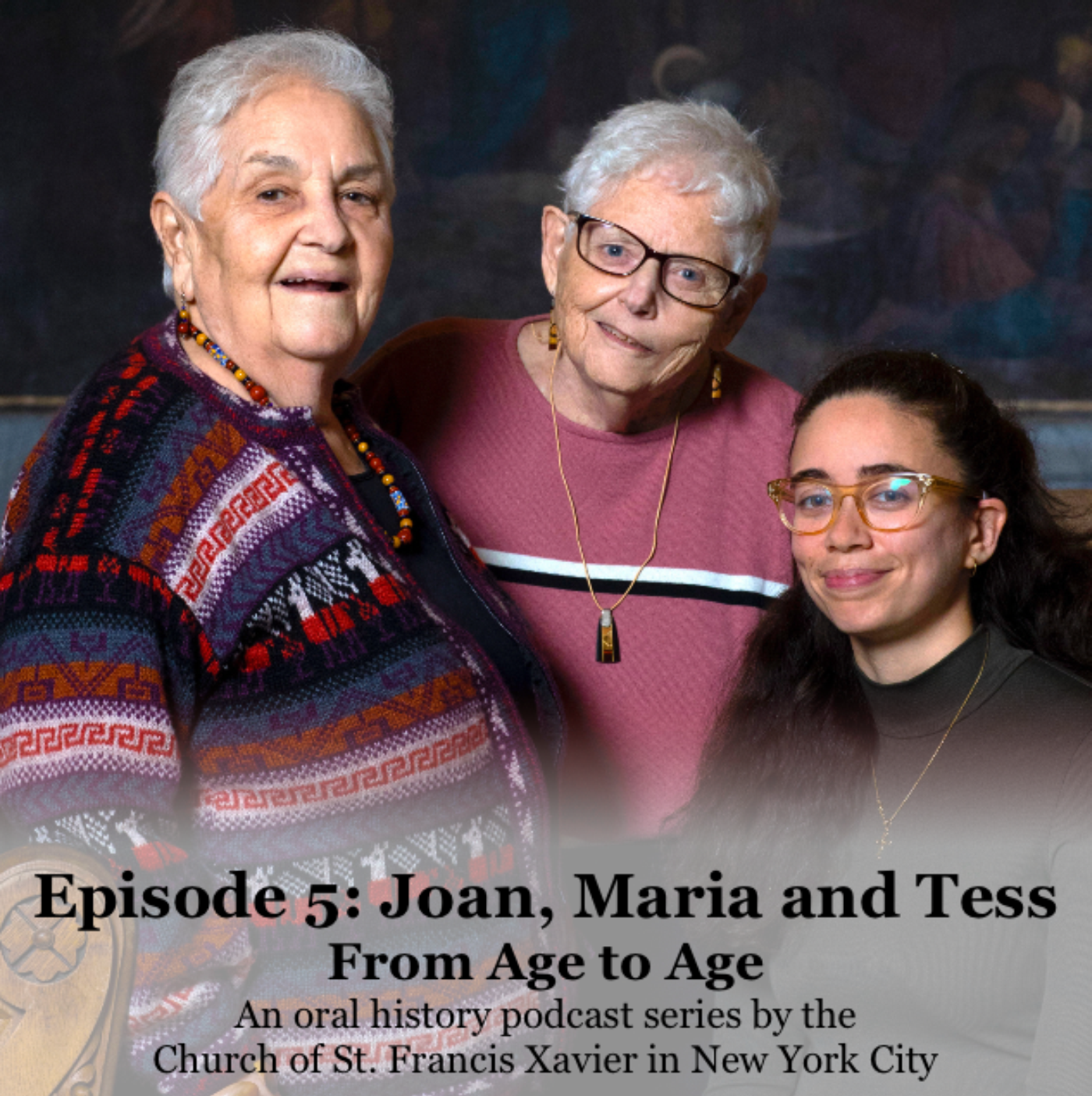 Photo of Joan, Maria and Tess