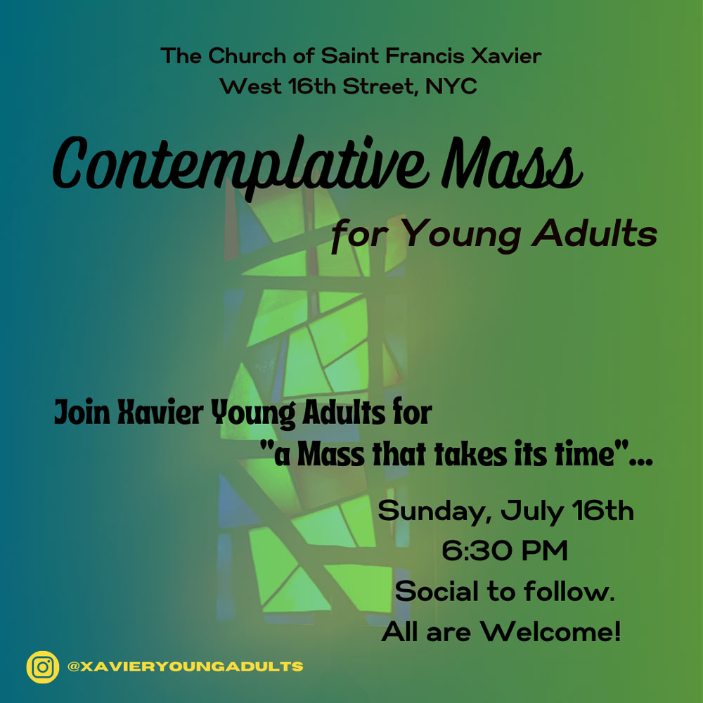 Contemplative Mass for Young Adults
